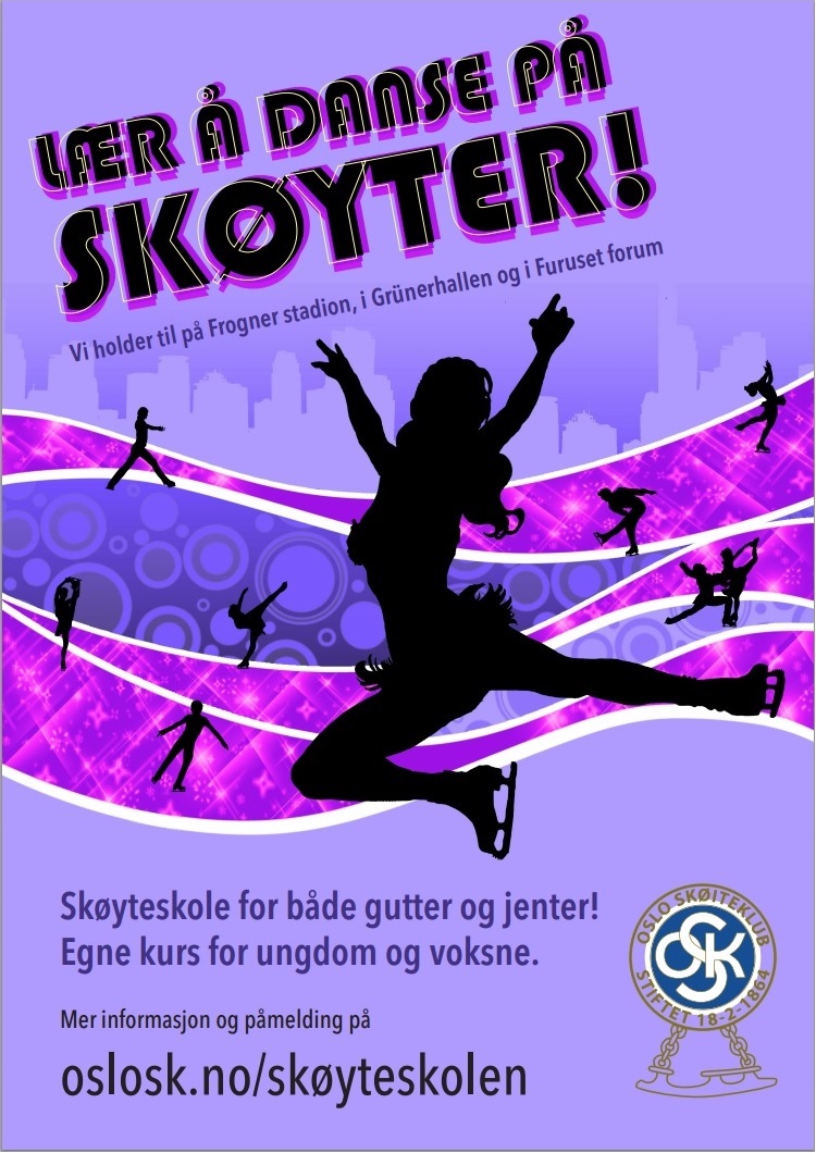 Uke 45 er det oppstart av våre skøyteskole og skøytekurs på Frogner Stadion