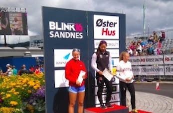 Maiken gikk helt til topps under Blinkfestivalen i Sandnes
