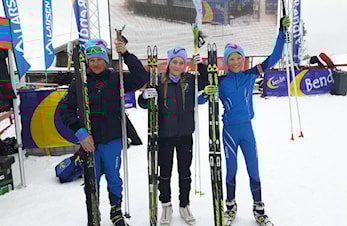 Bronse på Mix Staffet 13-16 år på Liatoppen