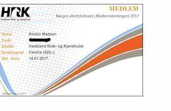Kontingent 2017 - hvordan henter jeg medlemskortet mitt?