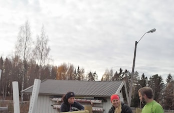 Gjerdedugnad på landbanen