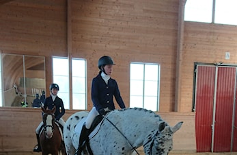 Resultater fra årets første dressurstevne