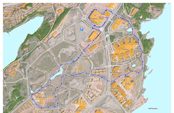 Endring i 5 km løypa