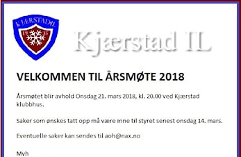 Årsmøte 2018