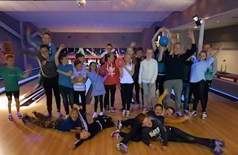 Symjegruppa på bowling