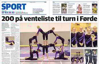 Dobbelside i lokalavisa 02.06.17