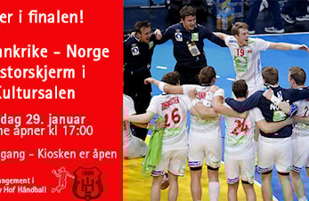 Se VM Finalen på storskjerm i Kultursalen!