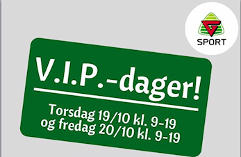 G-Sport Holmestrand inviterer til VIP-dager