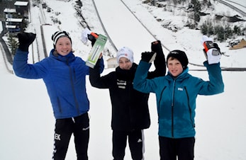 Gull og sølv til Hof i Vikersundrennet