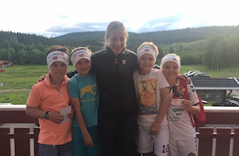 Treningsøkt med Astrid Uhrenholdt Jacobsen