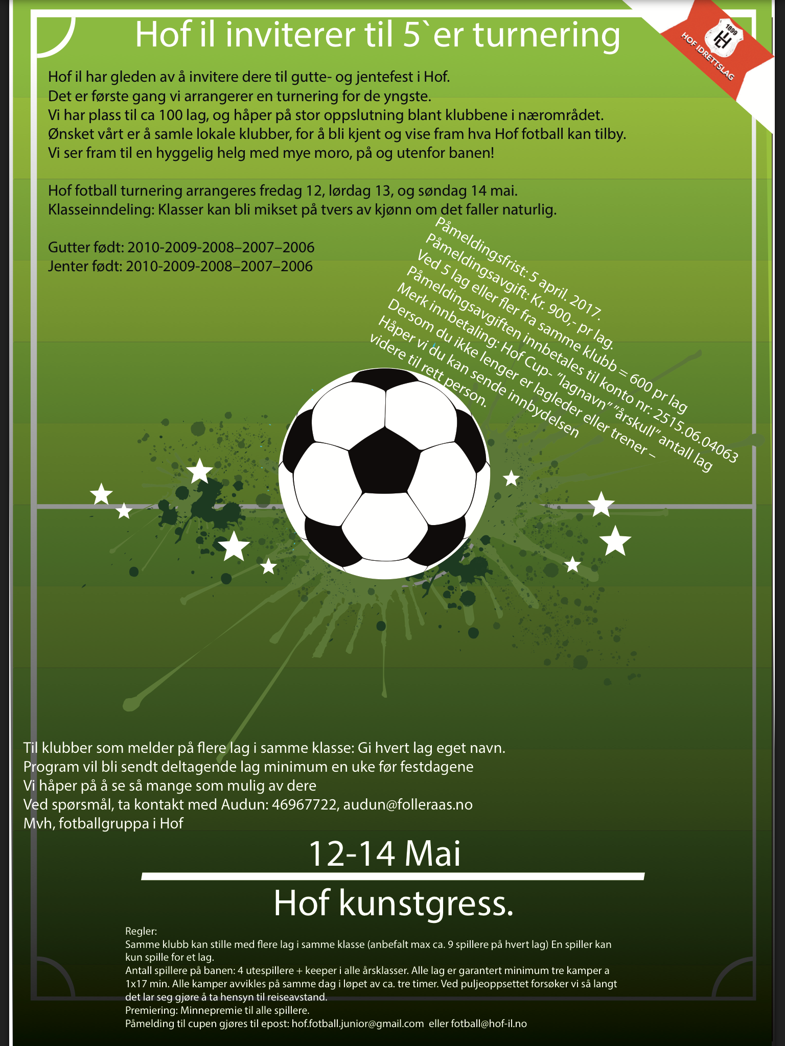 AVLYST!!!!  Cup i Hof - AVLYST!!!!