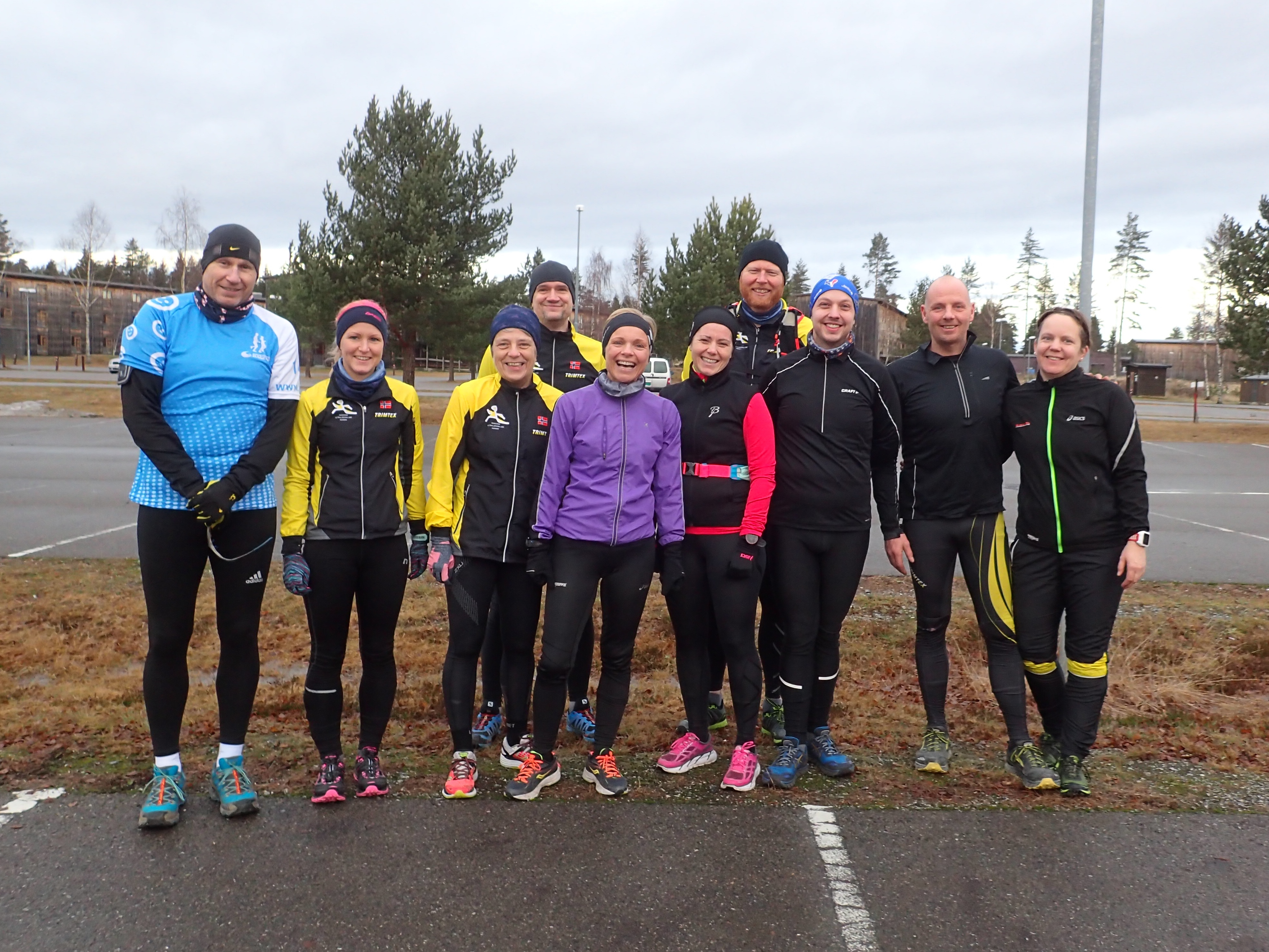 Flott avslutning på treningsåret, 19 km sammen med kjekke ungdommer 31.12.