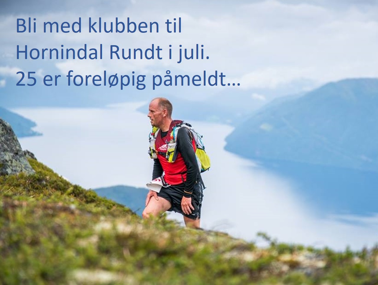 25 er påmeldt til Hornindalturen, fortsatt 15 ledige plasser