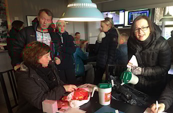 Dugnad for TV-aksjonen til Røde Kors