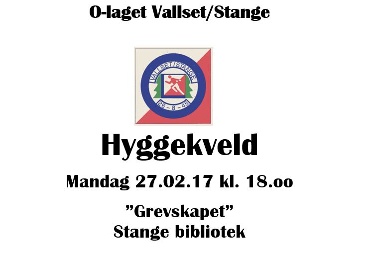Hyggekveld før årsmøtet 27.02.
