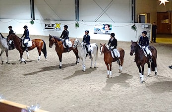 Dressurstevne helga 18. og 19. februar.