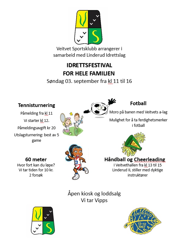 IDRETTSFESTIVAL FOR HELE FAMILIEN
