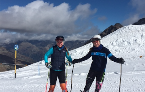 Njårdjentenes nye tilværelse på skigymnas
