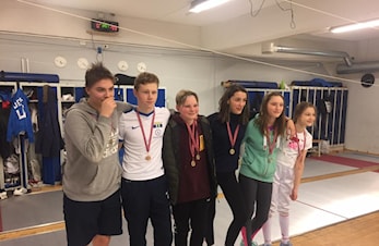 Stor innsats fra de yngste på Vårstøtet i fektesalen - Se resultater her.