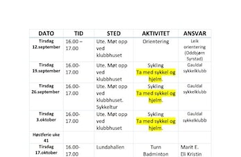 Aktivitetsplan 2017/2018
