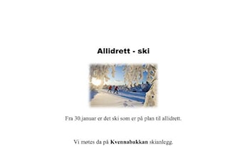 Allidrett - ski