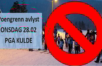 POENGRENN 28 FEBRUAR - AVLYST PGA KULDE