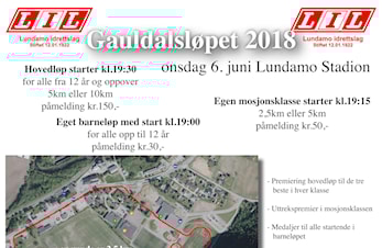 Gauldalsløpet 2018