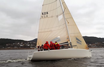 God treningssamling for sportsbåtseiling i Hommelvik