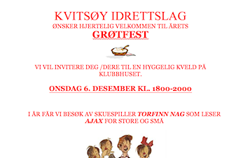 Velkommen til Grøtfest!