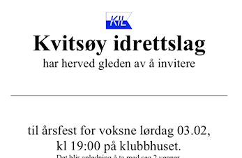ÅRSFESTER