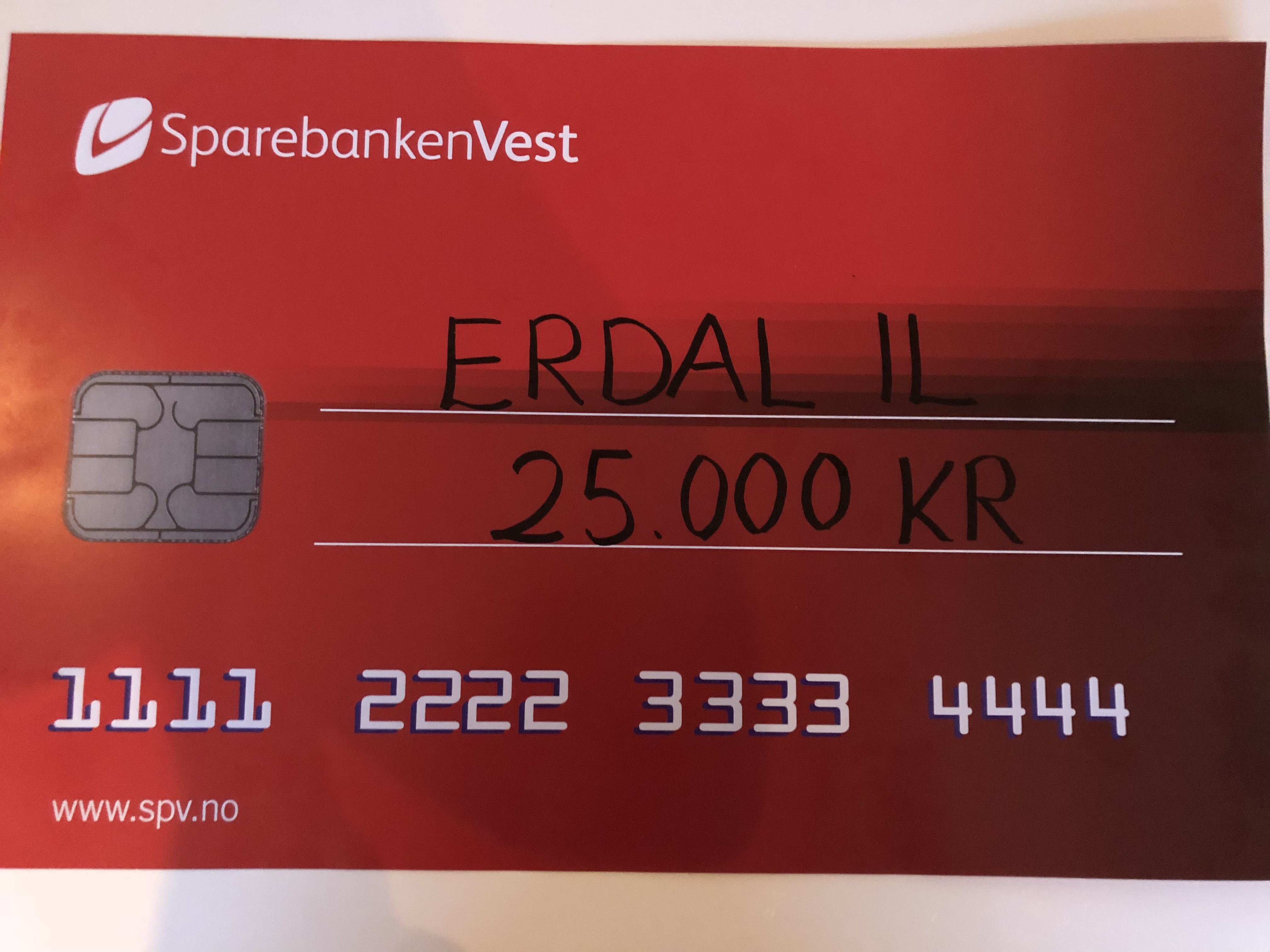 Fantastisk støtte til klubben!