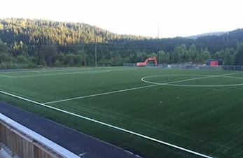 Kunstgressbanen stengt for vinteren