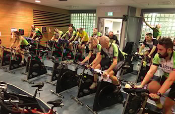 Godt fremmøte på spinningen