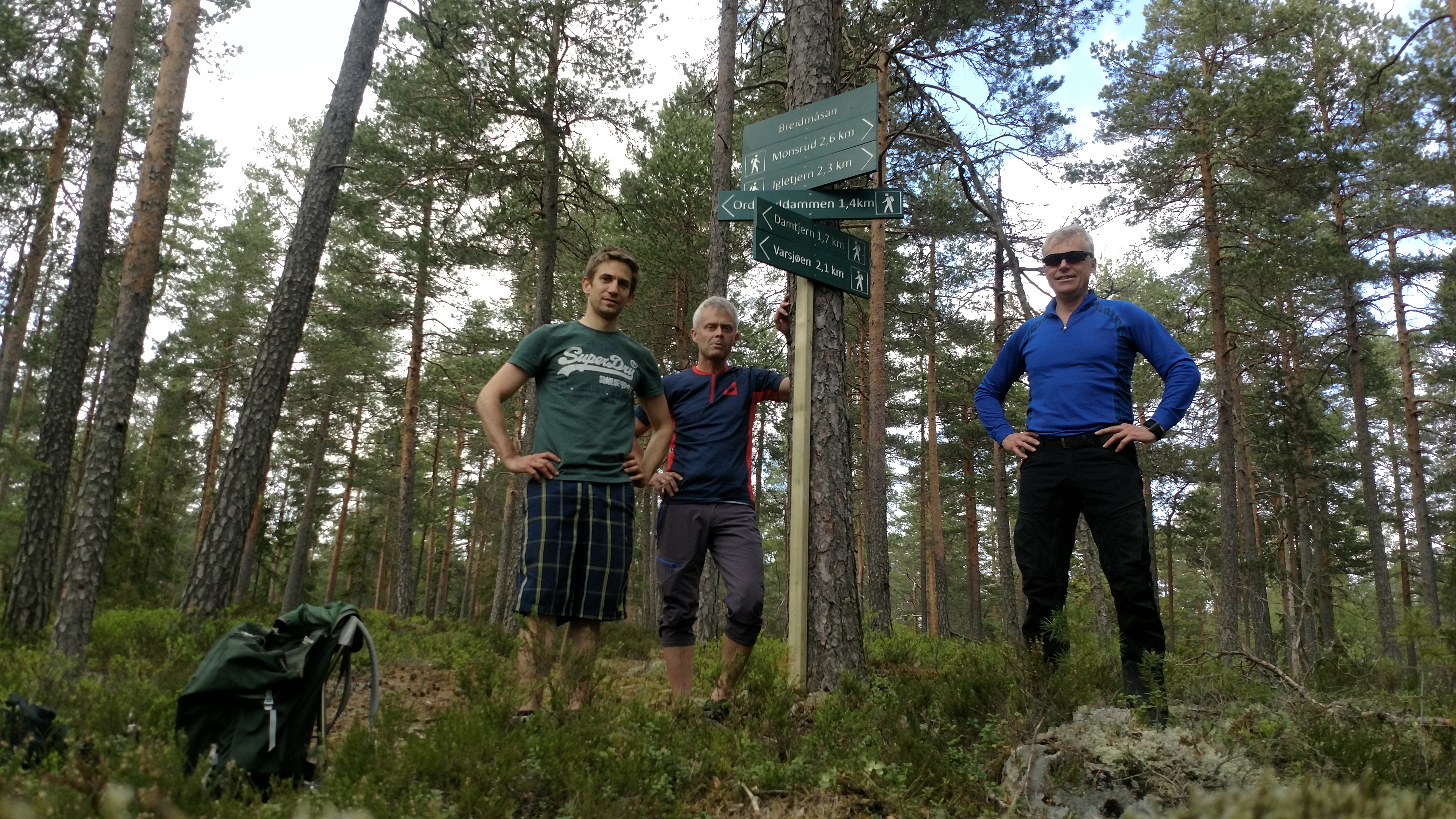 Merkingen av Sørumsandmarka i gang