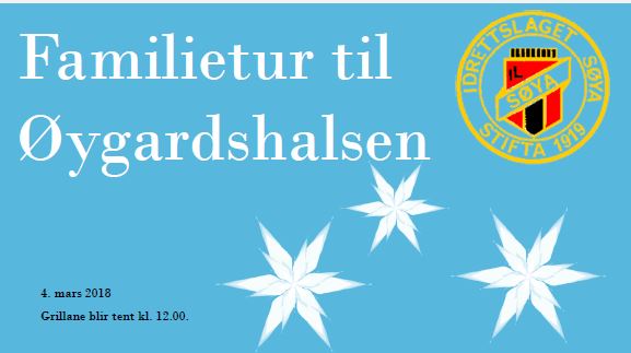 Vellykket familietur til Øygardshalsen søndag den 4. mars!