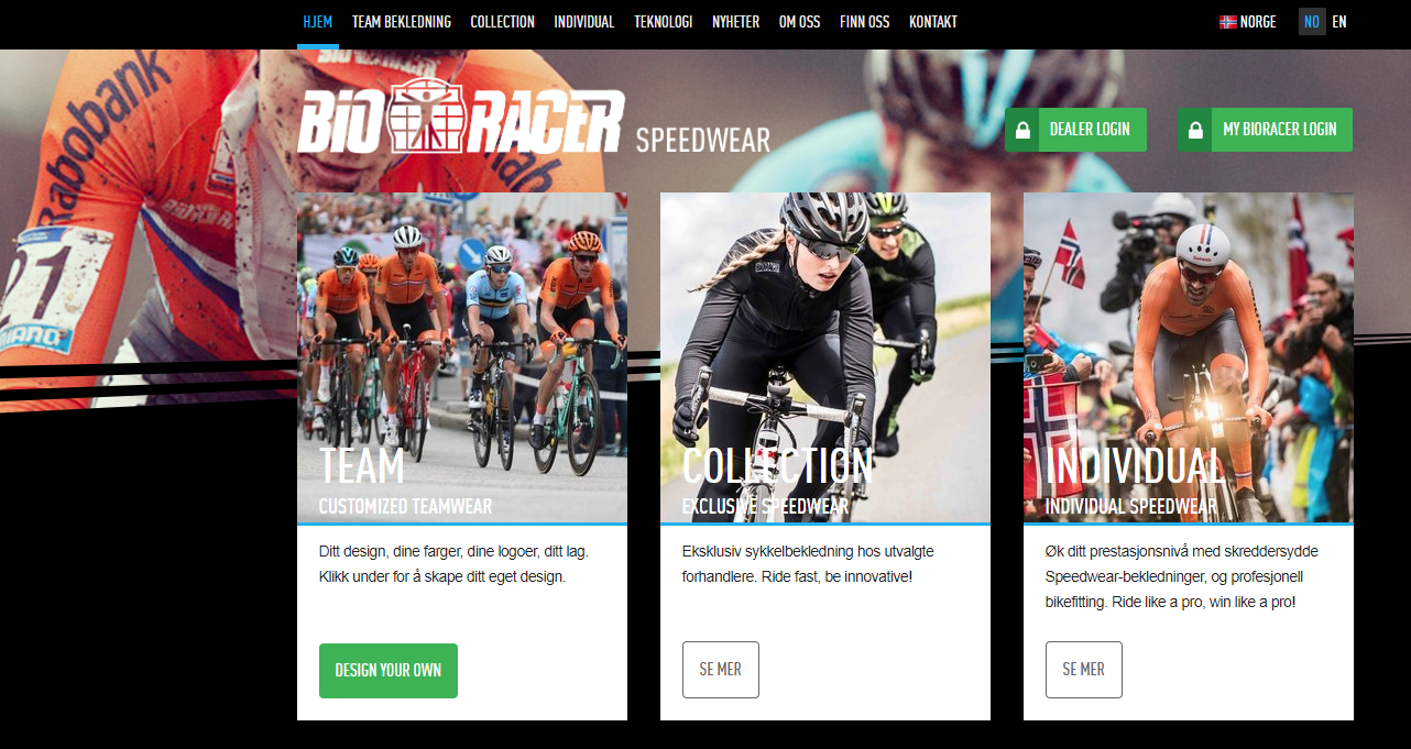 Bioracer blir ny draktleverandør for Follo Sykkelklubb 2018-2020