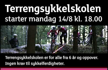 Terrengsykkelskolen starter opp 14. august
