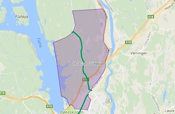 Terrengsperring i forbindelse med O-festivalen 2019