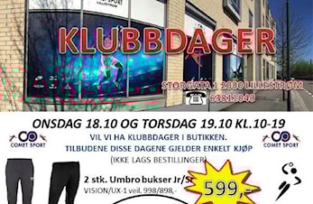 Klubbdager hos Comet Sport