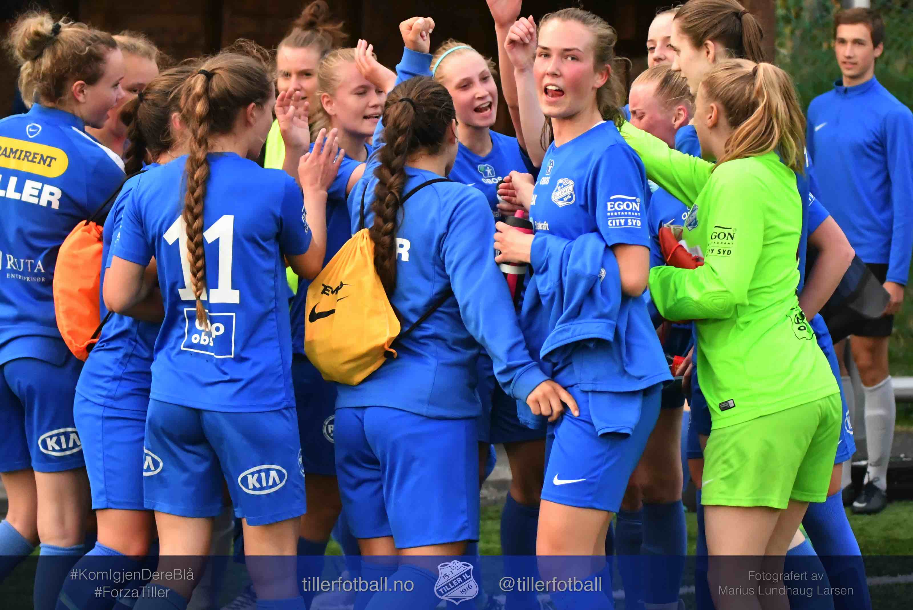 Før NM-kampen (J19): Tiller - Byåsen KF
