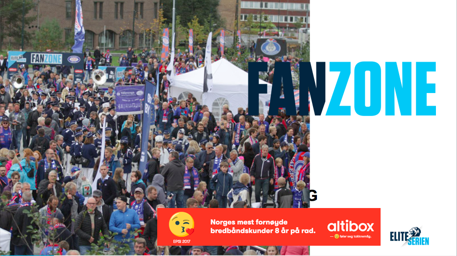 Fanzone åpner kl.13.30