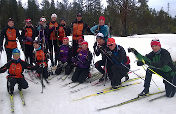 Ungdomsgruppa tirsdag: Vassfjellet på langrennski