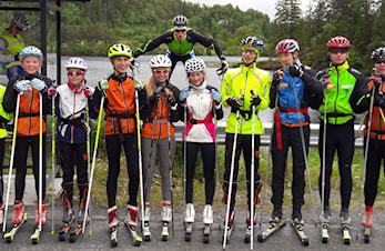 Full fart på rulleski