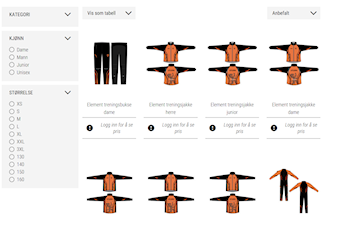Kleskolleksjonen for Utleira IL Ski kan kjøpes nå!
