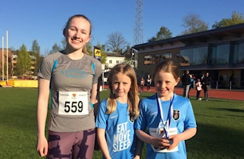 Ingeborg fikk medalje i KM 200 meter