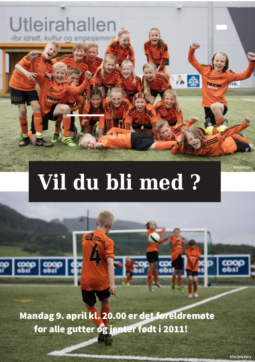 Foreldremøte - oppstart fotball 2011