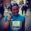 Ann-Kristin med på halvmaraton