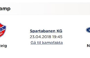 Første "hjemmekamp" på Spartabanen mot NMBUI
