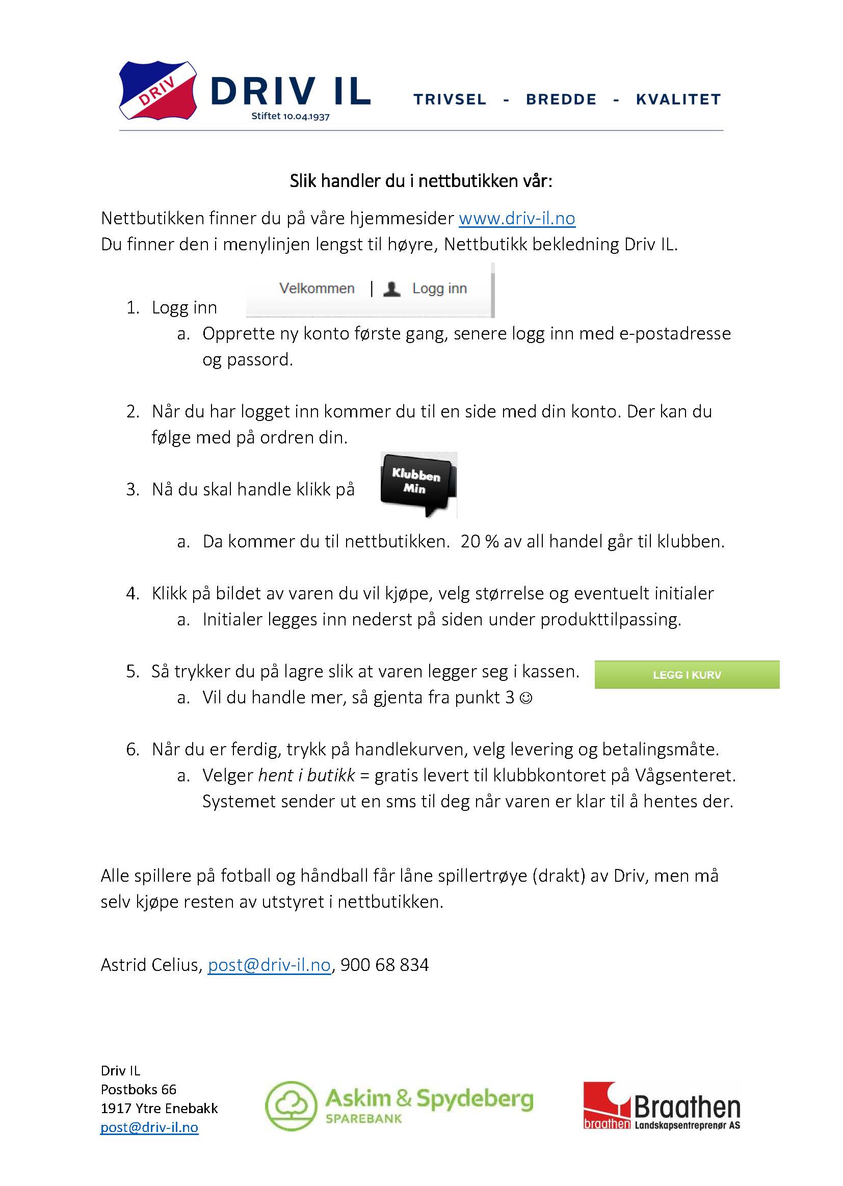 Slik handler du i nettbutikken vår