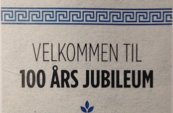 Meld deg på til 100 års Jubileumsfest - Gresk aften 28.oktober 2017